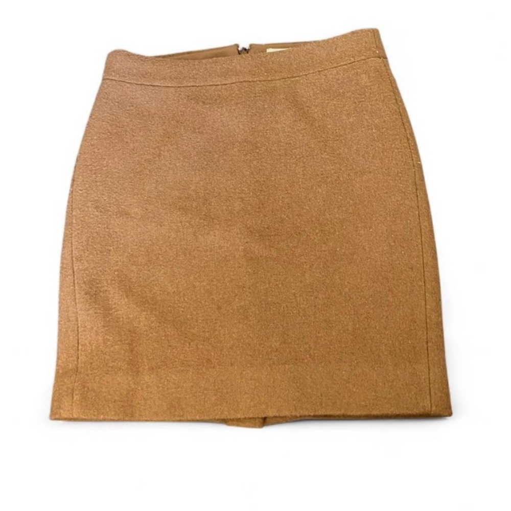J. Crew Camel Brown Pencil Skirt
